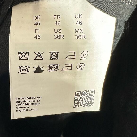 Hugo Boss Men's "Reymond/Wenten" Extra Slim Trouser Pants. Size 36R - Picture 7 of 9